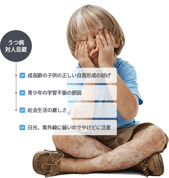 백반증의 문제점